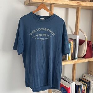 Yellowstone National Park Graphic Tee - Blue